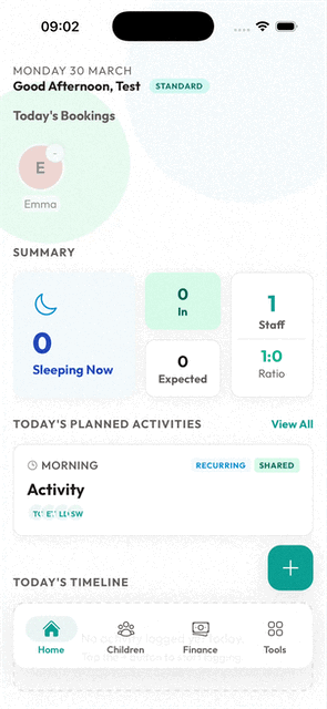 GIF: Accessing help and support features